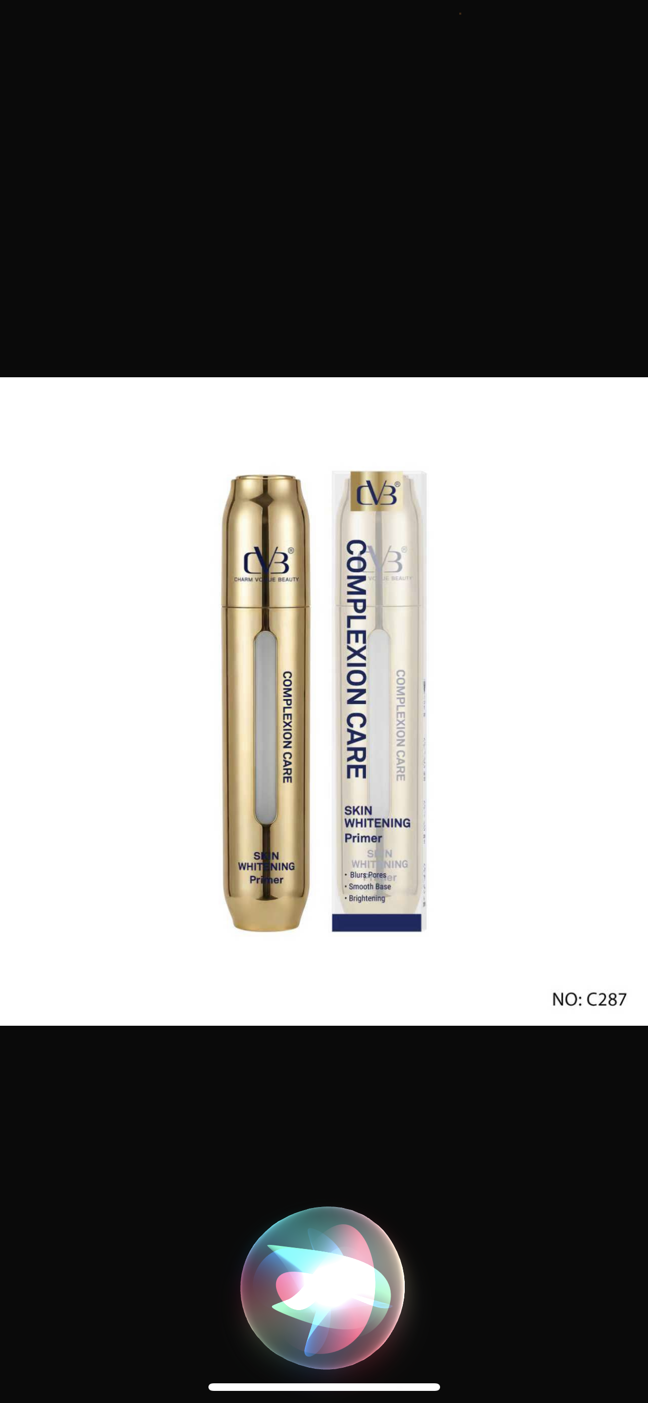 Cvb skin whitening primer