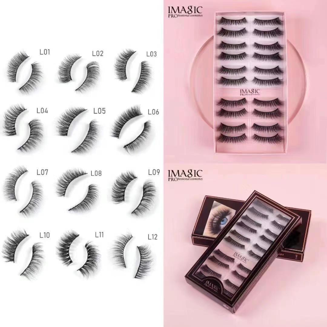 IMAGIC Professional False Eyelashes – Multi-Style Set